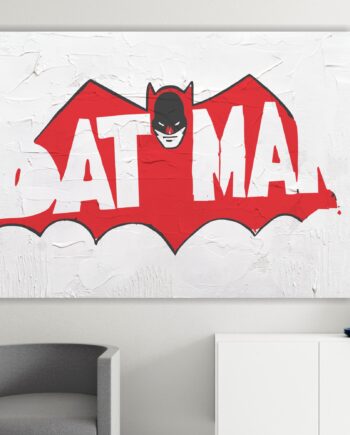 Andy Warhol Materic Batman. Poster o Quadro su tela 100% cotone.