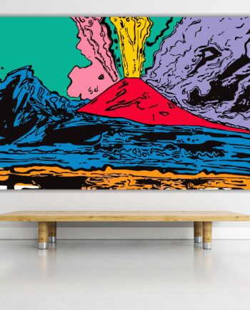 Andy Warhol, Vesuvio. Poster o Quadro su tela, 100% cotone.